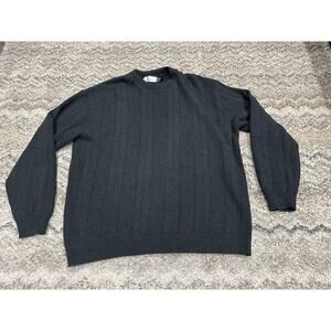 Bill Blass Menswear Grey Knit Sweater Men’s Size 2XL